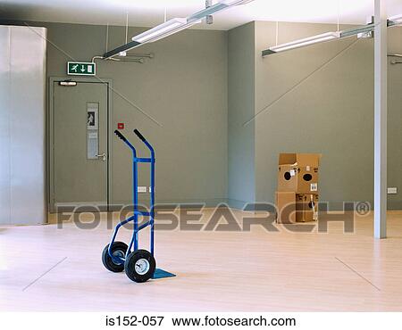 Sack barrow in empty office View Large Photo Image Stock Photo - Sack barrow in empty office. Fotosearch