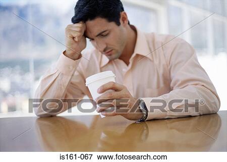 Stock Photo - Stressed office worker. Fotosearch