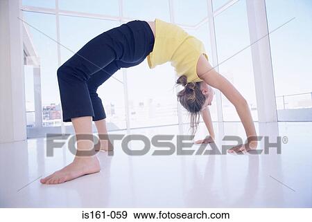 Woman bending over backwards View Large Photo Image Stock Photo - Woman bending over backwards. Fotosearch