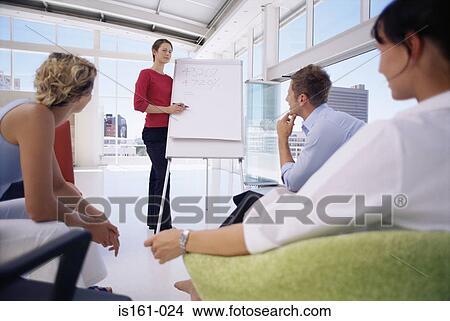 Woman giving a presentation View Large Photo Image Picture - Woman giving a presentation. Fotosearch