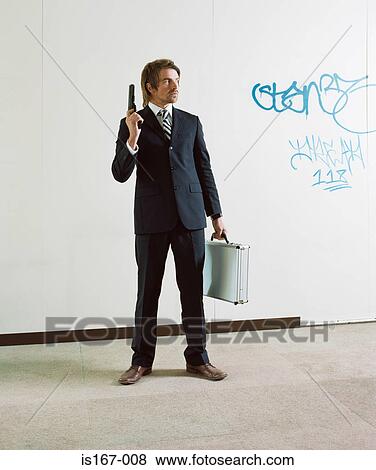 Stock Photo - Gangster businessman. Fotosearch