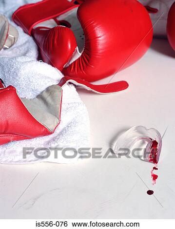 Boxing glove and gumshield View Large Photo Image Stock Photograph - Boxing glove and gumshield. Fotosearch