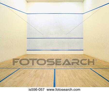 Empty squash court View Large Photo Image Stock Photo - Empty squash court. Fotosearch