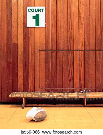 Fencing mask in sport court View Large Photo Image Stock Photograph - Fencing mask in sport court. Fotosearch