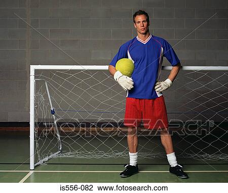 Portrait of a goalkeeper View Large Photo Image Stock Image - Portrait of a goalkeeper. Fotosearch