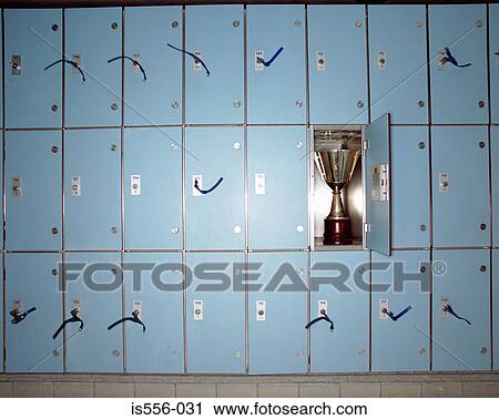 Trophy in locker View Large Photo Image Stock Image - Trophy in locker. Fotosearch