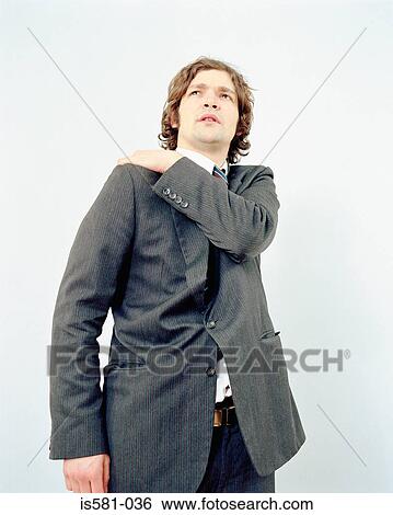 Businessman with hand on shoulder View Large Photo Image Stock Photograph - Businessman with hand on shoulder. Fotosearch