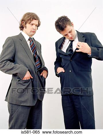 Curious Businessmen View Large Photo Image Stock Photography - Curious Businessmen. Fotosearch