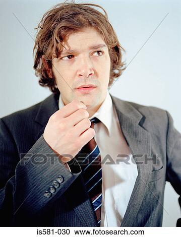 Worried looking Businessman View Large Photo Image Stock Image - Worried looking Businessman. Fotosearch