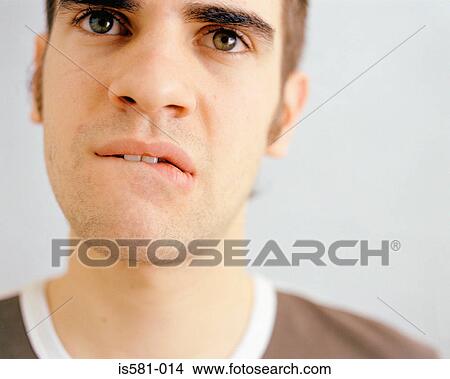 Worried looking man View Large Photo Image Picture - Worried looking man. Fotosearch