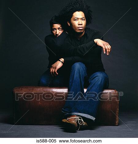 Portrait of a stylish couple View Large Photo Image Stock Photography - Portrait of a stylish couple. Fotosearch