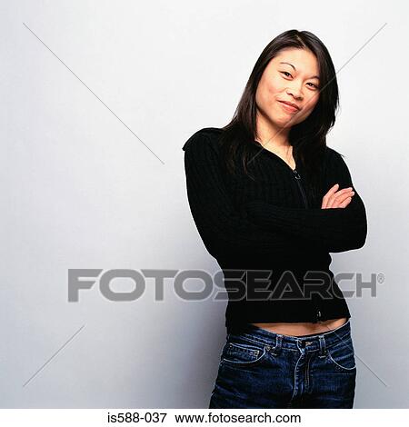 Portrait of an asian woman View Large Photo Image Stock Photo - Portrait of an asian woman. Fotosearch
