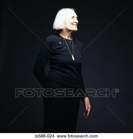 Picture - Portrait of an elderly woman. Fotosearch