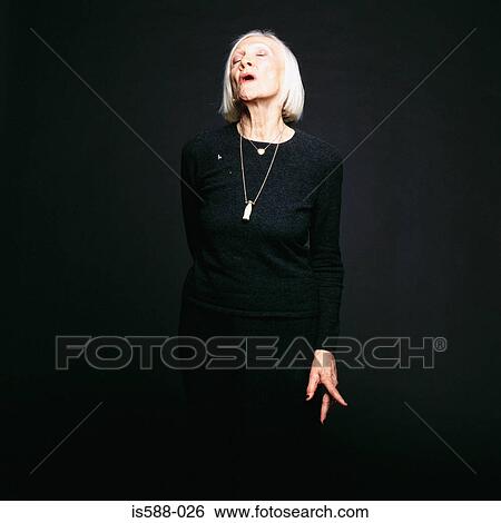 Portrait of an elderly woman View Large Photo Image Stock Photograph - Portrait of an elderly woman. Fotosearch