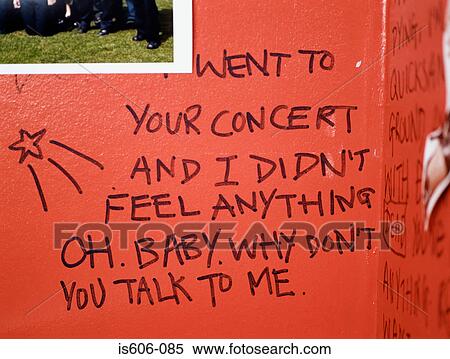 Handwriting on wall View Large Photo Image Stock Photography - Handwriting on wall. Fotosearch