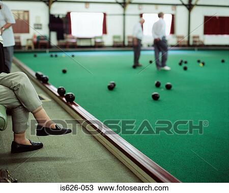 A game of indoor bowls View Large Photo Image Stock Image - A game of indoor bowls . Fotosearch