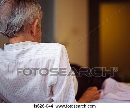 Rear view of senior man View Large Photo Image Picture - Rear view of senior man. Fotosearch