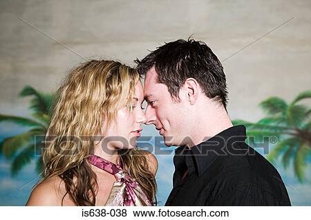 Stock Photo - Lustful young couple. Fotosearch