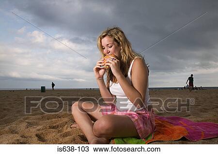 Man with umbrella on beach View Large Photo Image Stock Image - Man with umbrella on beach . Fotosearch