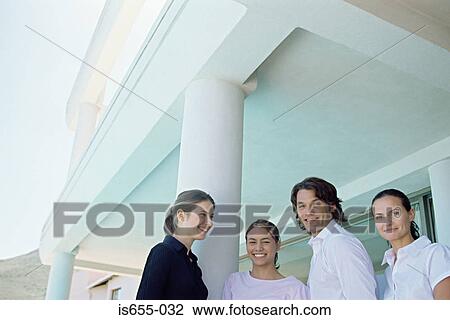 Four colleagues View Large Photo Image Stock Image - Four colleagues. Fotosearch