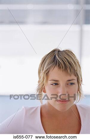 Woman looking sad View Large Photo Image Stock Photo - Woman looking sad. Fotosearch