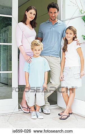 Family on the patio View Large Photo Image Stock Photograph - Family on the patio. Fotosearch
