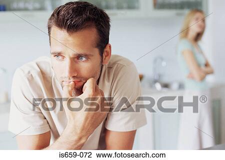 Tension between husband and wife View Large Photo Image Stock Image - Tension between husband and wife. Fotosearch