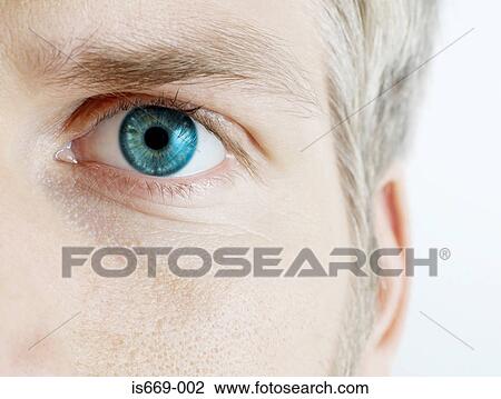 Close-up of man's eye View Large Photo Image Stock Image - Close-up of man's eye. Fotosearch