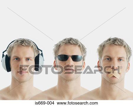 Picture - Hear no evil, see no evil, speak no evil. Fotosearch