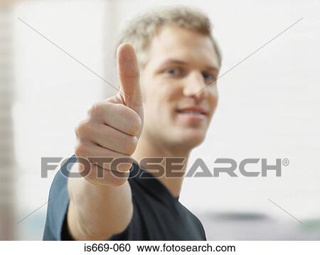 Man giving thumbs up View Large Photo Image Stock Image - Man giving thumbs up. Fotosearch