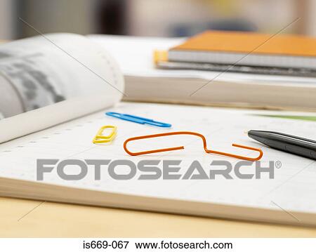Stock Photo - Twisted paperclip. Fotosearch