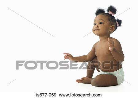 Baby girl View Large Photo Image Stock Photo - Baby girl. Fotosearch
