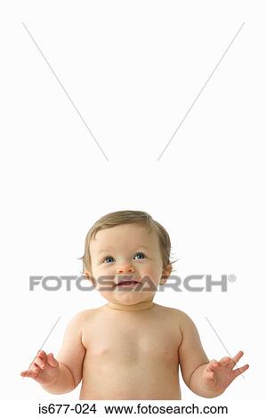 Picture - Baby thinking. Fotosearch