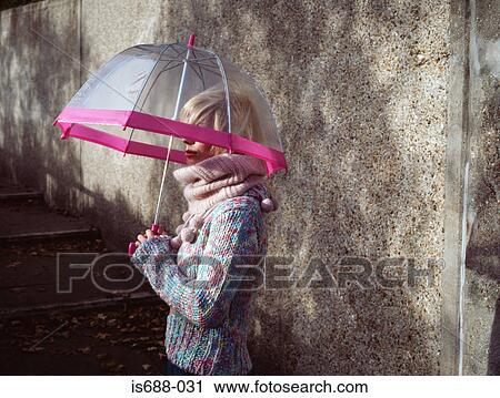 Woman with transparent umbrella View Large Photo Image Stock Image - Woman with transparent umbrella. Fotosearch