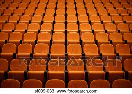 Stock Image - Empty lecture theatre. Fotosearch