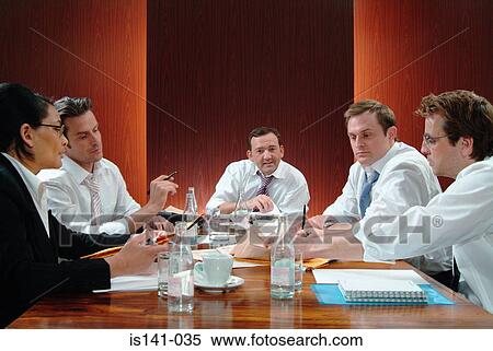 Stock Photography - Boardroom meeting . Fotosearch