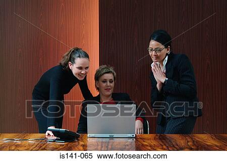 Businesswomen in boardroom View Large Photo Image Stock Photography - Businesswomen in boardroom. Fotosearch