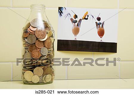 Stock Image - Saving for a holiday. Fotosearch
