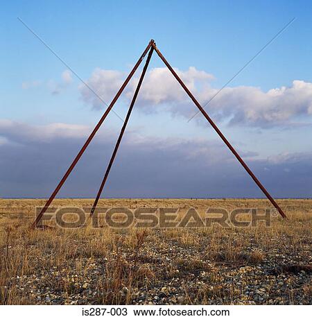 Poles on a plain View Large Photo Image Stock Image - Poles on a plain. Fotosearch