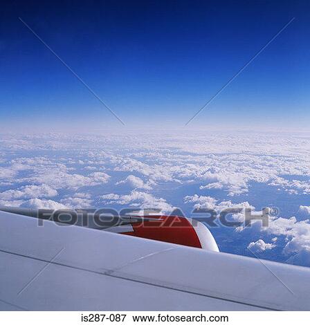 View out of an aeroplane View Large Photo Image Stock Photo - View out of an aeroplane. Fotosearch
