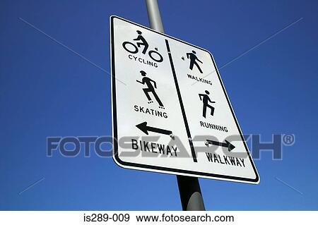 Bikeway and walkway View Large Photo Image Stock Photo - Bikeway and walkway. Fotosearch