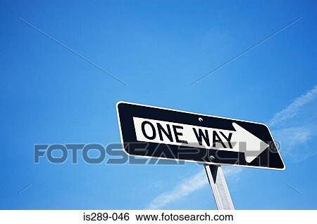 One way sign View Large Photo Image Stock Photograph - One way sign. Fotosearch