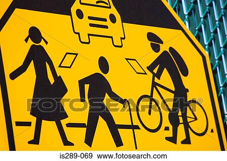 Pedestrian crossing View Large Photo Image Stock Photo - Pedestrian crossing. Fotosearch