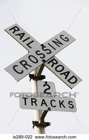 Railroad crossing View Large Photo Image Stock Image - Railroad crossing. Fotosearch