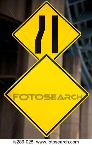Yellow road signs View Large Photo Image Stock Photography - Yellow road signs. Fotosearch