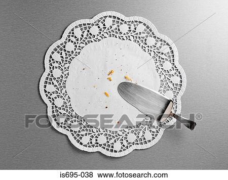 Cake slice and crumbs View Large Photo Image Stock Photo - Cake slice and crumbs. Fotosearch