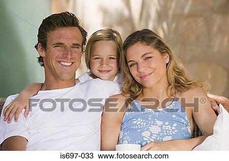 Stock Image - Happy family. Fotosearch