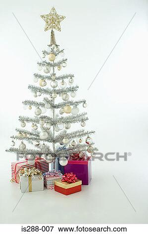 Christmas tree with gifts View Large Photo Image Stock Photo - Christmas tree with gifts. Fotosearch