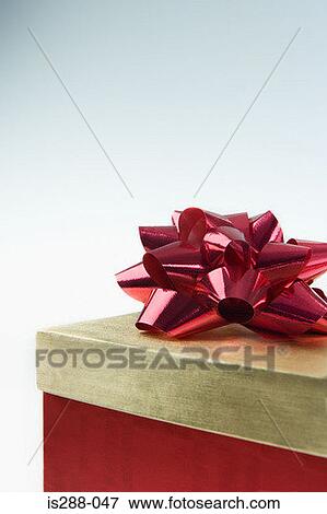 Stock Photo - Ribbon on a gift. Fotosearch