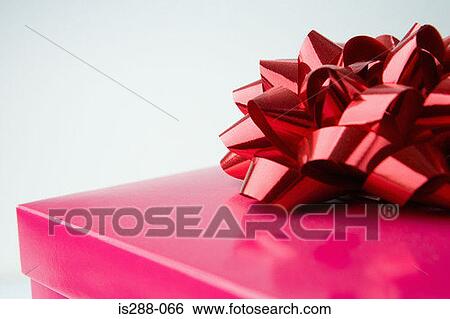 Stock Photograph - Ribbon on a gift. Fotosearch